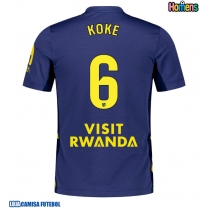 Camisa de Futebol Atletico Madrid Koke #6 Equipamento Secundário 2025-26 Manga Curta